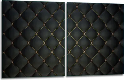 Produktbild von Herdabdeckplatten 2x40x52 Glaskeramikkochfeld 2-Teilig Glas Spritzschutz Leder