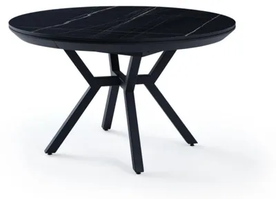 Produktbild von Esstisch Speisetisch Metallesstisch Ovaltisch Rundtisch Ausziehtisch Esszimmer