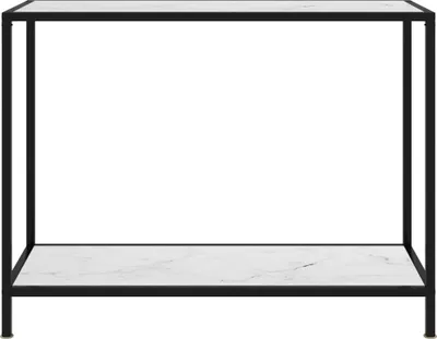 Produktbild von vidaXL Konsolentisch Weiß 100x35x75 cm Hartglas