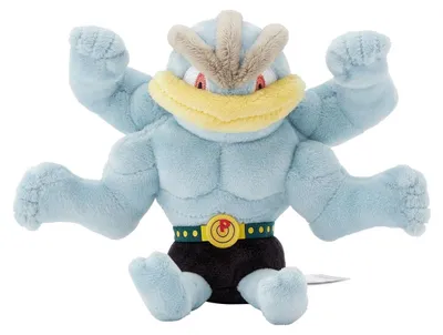Produktbild von Pokemon Machomei Kuscheltier - 16 cm Plüschtier Machamp