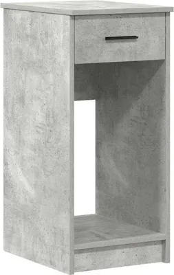 Immagine prodotto di vidaXL Armadio per computer con cassetto grigio cemento 35x45x77 cm