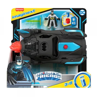 Produktbild von Imaginext DC Super Friends Licht & Sound Batmobil inkl. Batman-Figur