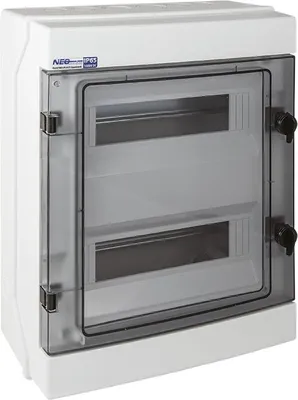 Immagine prodotto di Scatola di distribuzione a prova di umidità Scatola di distribuzione scatola di fusibili 1000V RH-24 24 moduli IP65 AP VDE 36.24 E-P