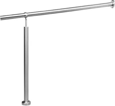 Produktbild von Jopassy Edelstahl Handlauf Geländer Eingangsgeländer Aufmontage Wandhandlauf pflegeleicht Treppengeländer für Innen/Außen 160cm