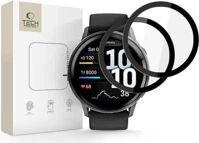 Immagine prodotto di Vetro ibrido Tech-Protect Glass Flex+ 2-Pack Garmin Venu 4 (45 mm) Nero