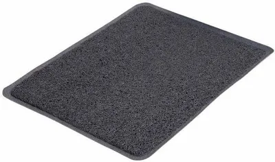 Productafbeelding van Kattenbakmat, waterdicht en vuilafvoerend - 37 x 45 cm - antraciet