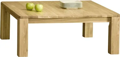 Produktbild von Beistelltisch Couchtisch teilmassiv Farbe: Natur 39x100x100 cm