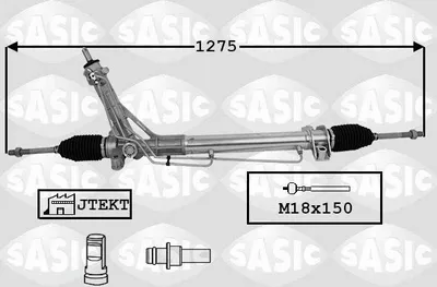 Produktbild von SASIC 7174035 Lenkgetriebe für RENAULT MASTER III Kasten (FV)