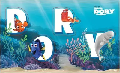 Produktbild von Amscan Findet Dorie Motto-Partyspiel für Kinder, 4-teiliges Spielset