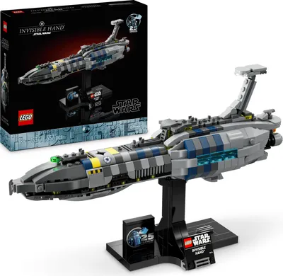 Produktbild von LEGO Star Wars: Invisible Hand, Modell eines Sternenschiffs aus Star Wars: Die Rache der Sith Set zum Bauen und Sammeln für Erwachsene, legendäres Sternenschiff, tolle Geschenk-Idee für Fans 75377