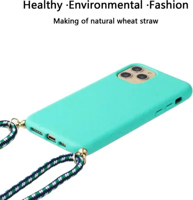 Produktbild von Hülle für Apple iPhone 14 Pro Max Handyhülle Silikon Case Handykette Cover Band