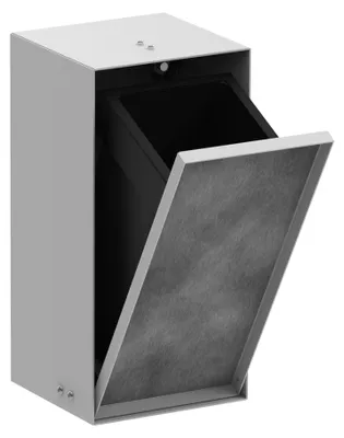 Obrázok produktu pre HANSGROHE 56063700 XtraStoris Rock zabudovaný odpadkový kôš