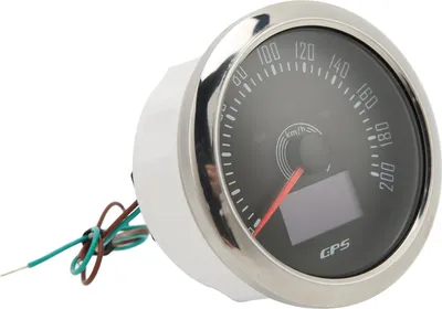 Zdjęcie produktu dla 85 mm prędkościomierz GPS ze wskaźnikiem, 0-200 km/h, regulowany, 7-kolorowe podświetlenie do samochodu, kampera, łodzi, czarny