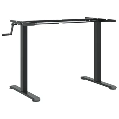 Immagine prodotto di Telaio Scrivania in Piedi Nero (94-135)x60x(70-114)cm Acciaio