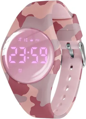 Produktbild von Multifunktionale Kinderuhr mit Schrittzähler, Vibrationsalarm, USB-Ladung, spritzwassergeschützt & einfacher Bedienung ohne App.