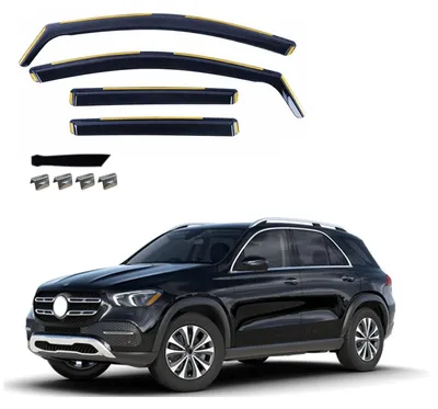 Image de Lot de 4 déflecteurs de vent pour Mercedes-Benz GLE V167, modèles de 2020 à 2023