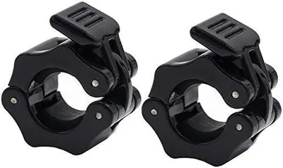 Produktbild von Hantelklemmen 2 Stück – Schnellverschluss für Hanteln - 28 mm Kurzhantelverschlüsse – Hantelverschlüsse für Hantelstangen & Langhanteln – Schwarz