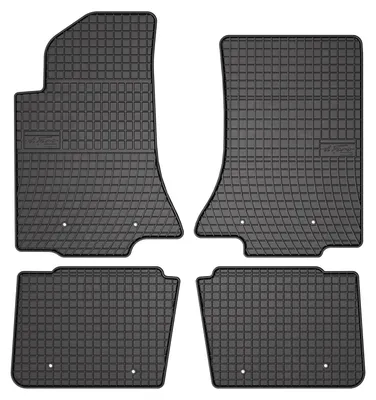 Image de Tapis de sol en caoutchouc pour Opel Omega B 1994-2003 – 4 pièces, noirs, sur mesure