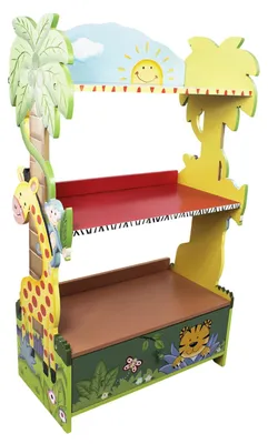 Immagine prodotto di Libreria in legno per bambini, design Sunny Safari
