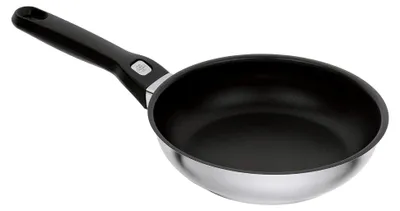 Produktbild von Bratpfanne aus Edelstahl der Serie Pesaro mit 28 cm Durchmesser und einem Gewicht von 1,28 kg