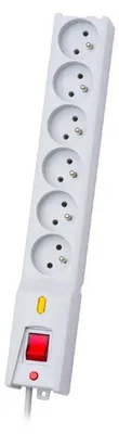 Obrázok produktu pre Lestar Listwa przeciwprzepięciowa LX 610, 1L, 3,0m, szara