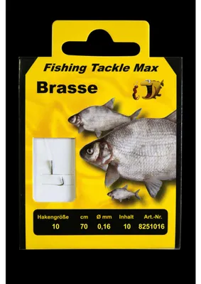 Produktbild von FTM Angelhaken Brassen Haken gebunden 10 Ø 0,16 mm
