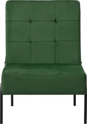 Produktbild von vidaXL Relaxstuhl 65x79x87 cm Dunkelgrün Samt