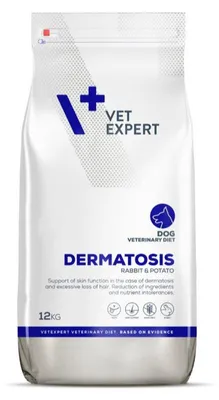 Zdjęcie produktu dla Vet Expert Dermatosis 12kg Sucha Karma Weterynaryjna z Królikiem Dla Psa z Alergią i Wrażliwą Skórą