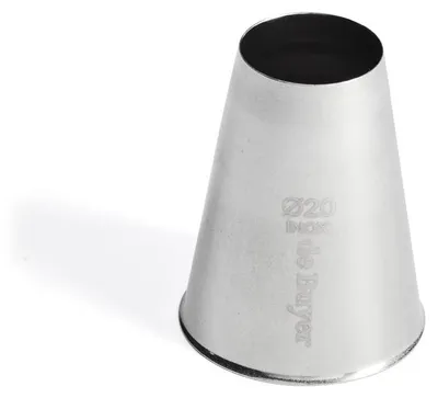 Image de de Buyer - Embout verseur sans rebord en acier inoxydable, 2,0 cm - 2111.20N, argenté