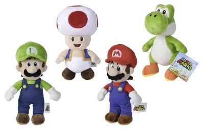Immagine prodotto di Simba- Peluche Super Mario 20 cm, materiale morbido, 4 personaggi disponibili, spedizione casuale (109231009003) SIMBA