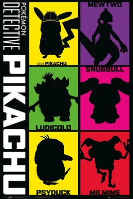 Produktbild von Pokemon - Pokémon - Poster - Detective Pikachu - Silhouette