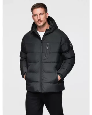 Produktbild von Herrenjacke OMBRE OM-JAHP-0302 SCHWARZ Größe: S