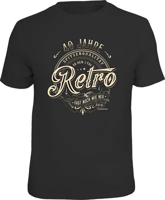Produktbild von Retro Textil XL – 40 Jahre Jubiläum Edition, 100% Baumwolle, Standard 100