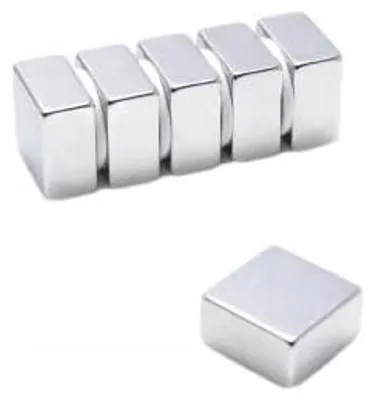 Produktbild von Top Magnesy - 10 Stück Neodym Magnete 15x15x8 mm N48 - extra starke Haftmagnete für Montage, Werkstatt & Industrie