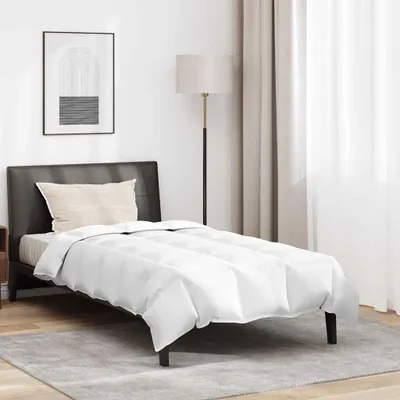 Produktbild von Bettdecke mit Kissen 2 pcs Weiß 155 x 200 cm Daunen