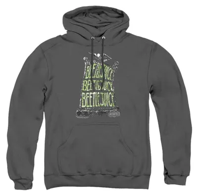 Immagine prodotto di Felpa con cappuccio Beetlejuice, unisex, per uomo/donna, modello TV38488 (taglia S), colore antracite, Immagine generata dall'IA