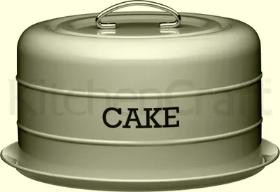 Produktbild von KitchenCraft - Kuchenbehälter Tortenglocke Kuchenbox grau LNCTGRY