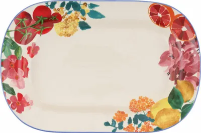 Produktbild von Maxwell & Williams Capri Platte, Servierplatte, Servierteller, in Geschenkbox, Keramik, 38 x 25 x 5 cm, DR0528
