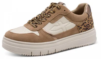 Produktbild von Tamaris Sporthalbschuhe Formsohle modisch in weiss/weiss kombi, Gr. 38