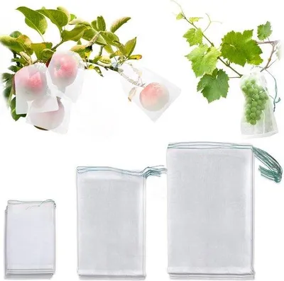 Produktbild von Famanu Obstschutzbeutel für Gartennetze - Schutz vor Insekten und Vögeln