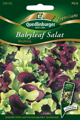Produktbild von Quedlinburger Saatgut - Pflücksalat Babyleaf Misch - Samen - 290136