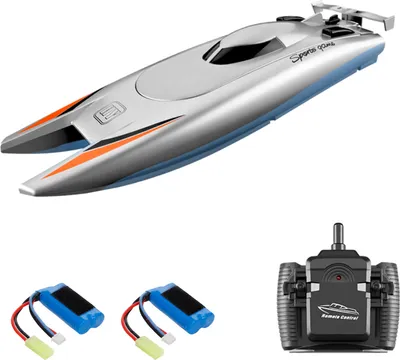 Produktbild von 805 RC-Boote fuer Kinder Erwachsene 25 km / h Hochgeschwindigkeits-Rennboot 2-Kanal-Fernbedienungsboote fuer Pools Rennboot