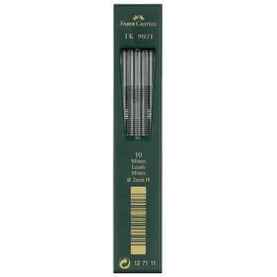 Obrázok produktu pre Faber-Castell 127111 Fallmine TK® für Fallminenstift 2 mm Härtegrad H tiefschwarz(S)
