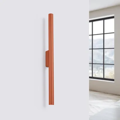 Zdjęcie produktu dla Kinkiet PASTELO ochra czerwona 2xG9x8W metal wym:50x2,5x5cm IP20 Sollux Lighting