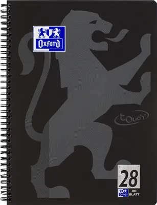 Produktbild von Oxford Collegeblock A4+ L.28 schwarz