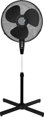 Zdjęcie produktu dla ECG FS 40a, Wentylator domowy z łopatkami, Czarny, Biały, Podłoga, Metal, Plastik, 67 dB, 40 cm