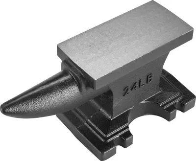 Zdjęcie produktu dla Kowadło kowalskie SucceBuy z żeliwa z solidnym rogiem i okrągłym rogiem typu Beck, waga 11 kg, kolor czarny, powierzchnia robocza 17,2 x 8,9 cm do obróbki metalu