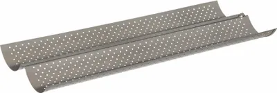 Immagine prodotto di 5five Simply Smart Brotbackform für 2 Baguettes, Metall, PTFE-Beschichtung, Schwarz, 747062A