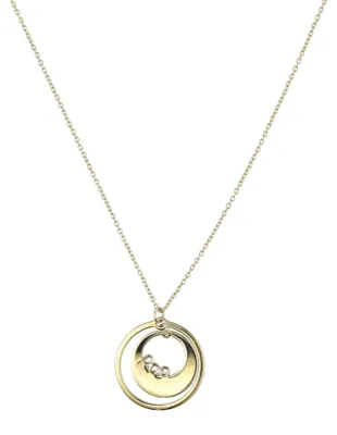 Produktbild von MIAMAR 1166853 Damen Collier 14 Karat (585) Gelbgold Gold weiß 45 cm