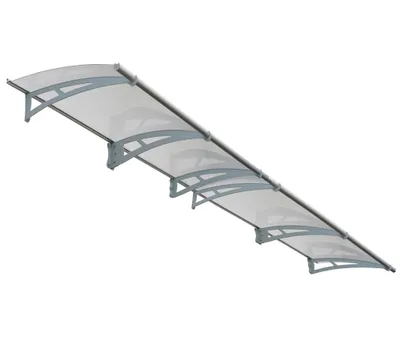 Produktbild von Palram - Canopia Vordach Aquila 4100 Anthrazit 92x412x18 cm